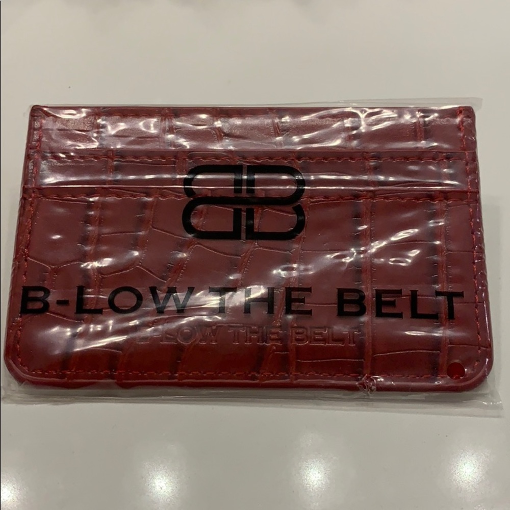 Below the Belt croc wallet card case